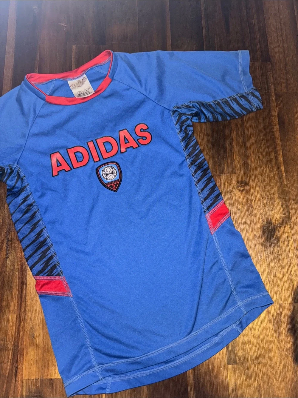 Adidas Soccer Performance Dryfit Style Short Sleeve Shirt - Youth Size 7